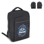 Mochila para portátil con piel sintética y correa para trolley 15.6''