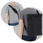 Mochila para portátil convertible en bandolera con cinta ajustable 15.6'' color negro sexta vista