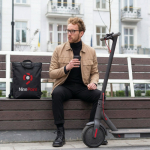 Mochila para portátil convertible en bandolera con cinta ajustable 15.6'' color negro novena vista