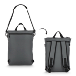 Mochila para portátil convertible en bandolera con cinta ajustable 15.6'' color gris quinta vista