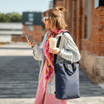 Mochila para portátil convertible en bandolera con cinta ajustable 15.6'' color azul oscuro octava vista