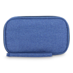 Estuche organizador compacto para accesorios tecnológicos color azul