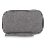 Estuche organizador compacto para accesorios tecnológicos color gris