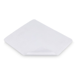 Paño de microfibra antideslizante para gafas y alfombrilla de ratón color blanco