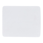 Paño de microfibra antideslizante para gafas y alfombrilla de ratón color blanco segunda vista
