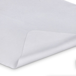 Paño de microfibra antideslizante para gafas y alfombrilla de ratón color blanco sexta vista