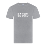 Camiseta adulto manga corta de algodón con cuello redondo 150g/m² vista principal