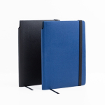 Libreta de piel sintética reciclada con tapa flexible A5 hojas lisas vista 1