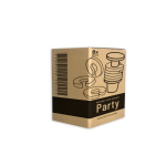 Tapón de corcho para botella con anillos de colores marcacopas vista en caja