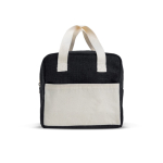 Bolsa térmica con asas cortas y aislamiento de aluminio resistente 4 kg color negro vista 11