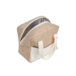 Bolsa térmica con asas cortas y aislamiento de aluminio resistente 4 kg color beige vista 2