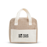 Bolsa térmica con asas cortas y aislamiento de aluminio resistente 4 kg vista de impresión