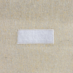 Bolsa plegable de algodón reciclado con fuelle y asas cortas 150 g/m2 vista 3