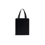 Bolsa de papel premium en acabado mate con asas de tela resistente 4kg color negro vista 11