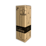 Botella reutilizable con tapa fliptop y cierre antigoteo 700ml vista en caja