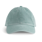 Gorra vintage sin estructura de 6 paneles en algodón 250 g/m2 color verde menta vista 1