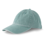 Gorra vintage sin estructura de 6 paneles en algodón 250 g/m2 color verde menta vista 2