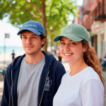 Gorra vintage sin estructura de 6 paneles en algodón 250 g/m2 vista 1