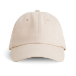 Gorra de béisbol estilo dad hat 6 paneles en algodón 250 g/m2 color beige
