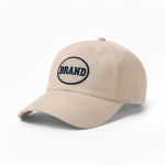 Gorra de béisbol estilo dad hat 6 paneles en algodón 250 g/m2 vista 1