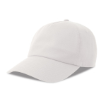 Gorra tipo dad hat ecológica de 5 paneles con visera ReTraze® color blanco