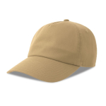 Gorra tipo dad hat ecológica de 5 paneles con visera ReTraze® color caqui