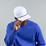 Gorra béisbol 5 paneles con cordón contraste y cierre snapback vista 2