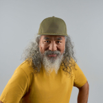 Gorra 5 paneles no estructurada con visera plana reciclada ReTraze® vista 4