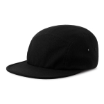 Gorra camper de 5 paneles no estructurada con visera flexible ReTraze® color negro vista 11