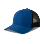 Gorra trucker ecológica de 5 paneles con protección solar UPF50 color azul real