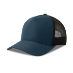 Gorra trucker ecológica de 5 paneles con protección solar UPF50 color azul marino
