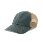 Gorra trucker de 6 paneles con malla transpirable y cierre de velcro color azul marino