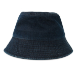 Sombrero tipo panamá en denim de algodón reciclado teñido con DyStar® color azul oscuro