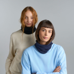 Braga de cuello termorreguladora de lana merino reciclada vista 3