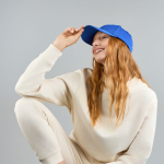 Gorra de béisbol con poliéster ecológico, 6 paneles y cierre de velcro vista 1