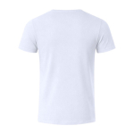Camiseta blanca para adulto manga corta con cuello redondo 150g/m²