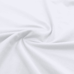 Camiseta blanca para adulto manga corta con cuello redondo 150g/m²