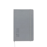 Libreta de formato grande con cierre elástico Moleskine hojas a rayas vista principal