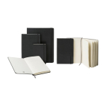 Libreta de tapa dura mediana Moleskine Classic hojas a rayas color negro segunda vista varios colores