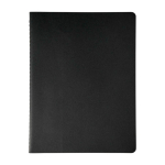 Libreta de esquinas redondeadas Moleskine Cahier Journal hojas a rayas color negro segunda vista frontal