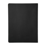 Libreta de esquinas redondeadas Moleskine Cahier Journal hojas a rayas color negro segunda vista trasera