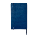 Libreta con aviso ”en caso de pérdida” Moleskine Classic hojas lisas color azul segunda vista trasera