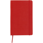 Libreta con aviso ”en caso de pérdida” Moleskine Classic hojas lisas color rojo oscuro segunda vista frontal