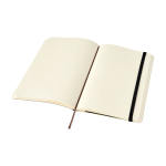 Libreta con tapa blanda y flexible Moleskine Classic hojas lisas color negro cuarta vista