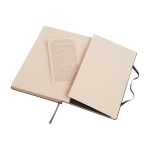 Libreta grande de tapa dura Moleskine Classic hojas a puntos color negro tercera vista