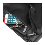 Funda mochila vertical elegante dispositivos Moleskine Classic 15” color negro tercera vista