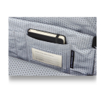 Mochila urbana con varios compartimentos Moleskine Classic 15'' color negro vista detalle 2