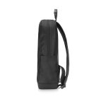Mochila urbana con varios compartimentos Moleskine Classic 15'' color negro vista lateral