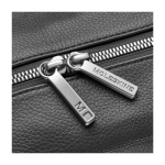 Mochila de piel elegante con estilo urbano Moleskine Classic 15” color negro vista detalle 3