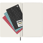 Agenda diaria con tapa blanda y cierre elástico Moleskine color negro quinta vista